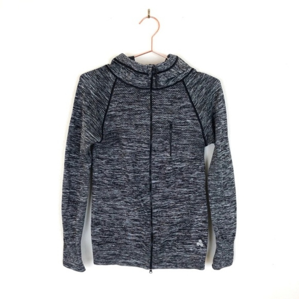 Soho Sport Grey Compression Zip Up Sweatshirt